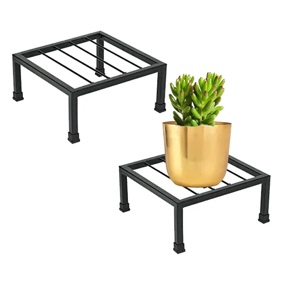 Set_Of_2_Black_Metal_Square_Stand_For_Indoor_And_Outdoor_Plants_|_Thick_And_Strong_Leg
