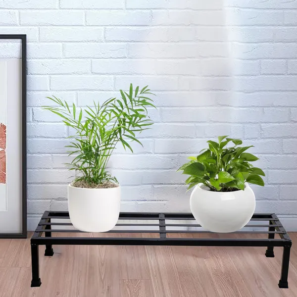 Pack_Of_4_Black_Rectangular_Metal_Stand_For_Indoor/Outdoor_Plants_|_24_Inches