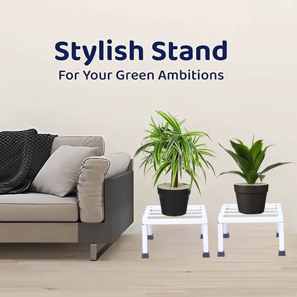 Set_Of_4_White_Premium_Strong_Flower_Pot_/_Gamla_Square_Stand_For_Indoor_And_Outdoor_Plants_|_Square_Shape_Thick_And_Strong_Leg