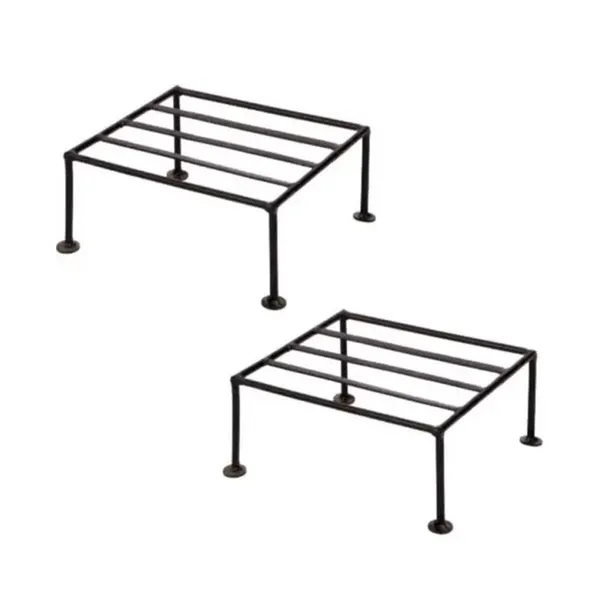 Set_Of_2_Black_Classic_Strong_8Mm_Wire_Flower_Pot_Stand_/_Gamla_Square_Stand_For_Indoor_And_Outdoor_Plants_For_Garden,_Balcony,_Black_-