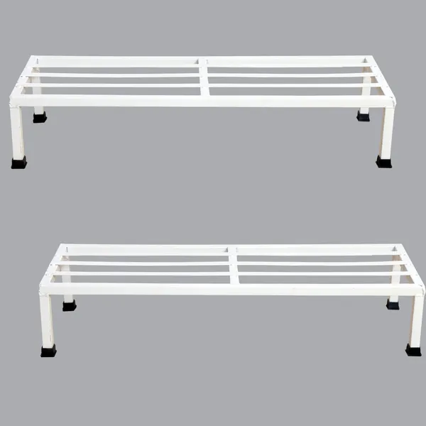 Pack_Of_2_White_Metal_Rectangular_Stand_For_Indoor/Outdoor_Plants_|_24_Inches