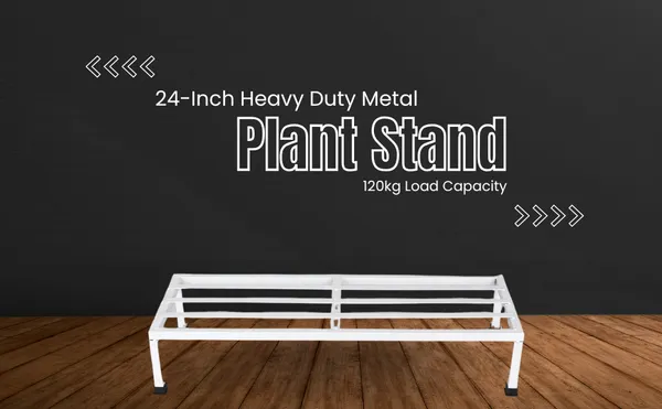 Pack_Of_2_White_Metal_Rectangular_Stand_For_Indoor/Outdoor_Plants_|_24_Inches