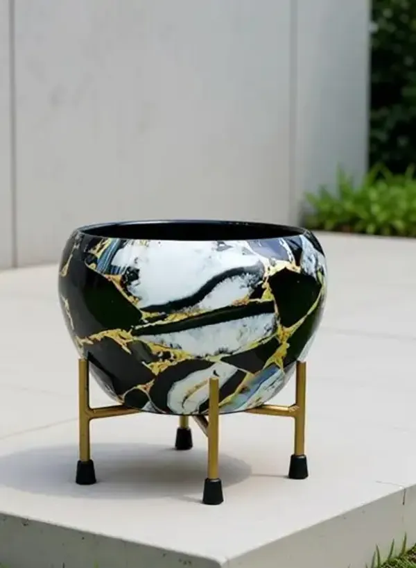 Black_Metal_Pot_With_Stand_For_Indoor_Plants_|_Rust_Free_Decorative_Ideal_For_Living_Room_And_Table_Top