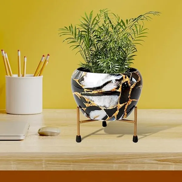Black_Metal_Pot_With_Stand_For_Indoor_Plants_|_Rust_Free_Decorative_Ideal_For_Living_Room_And_Table_Top