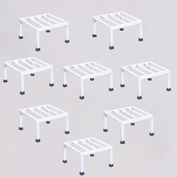 Set_Of_8_White_Square_Stand_For_Indoor_And_Outdoor_Plants_|_Thick_And_Strong_Leg