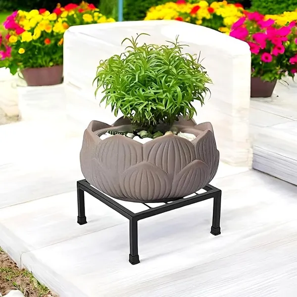 Black_Premium_Strong_Flower_Pot_/_Gamla_Square_Stand_For_Indoor_And_Outdoor_Plants_|_Square_Shape_Thick_And_Strong_Leg