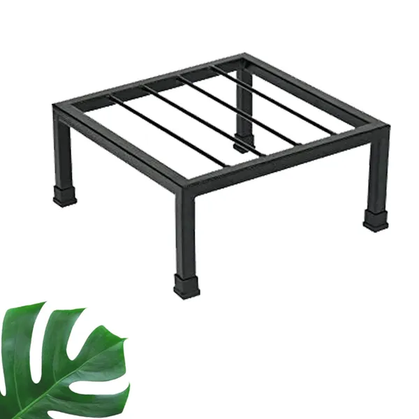 Black_Premium_Strong_Flower_Pot_/_Gamla_Square_Stand_For_Indoor_And_Outdoor_Plants_|_Square_Shape_Thick_And_Strong_Leg