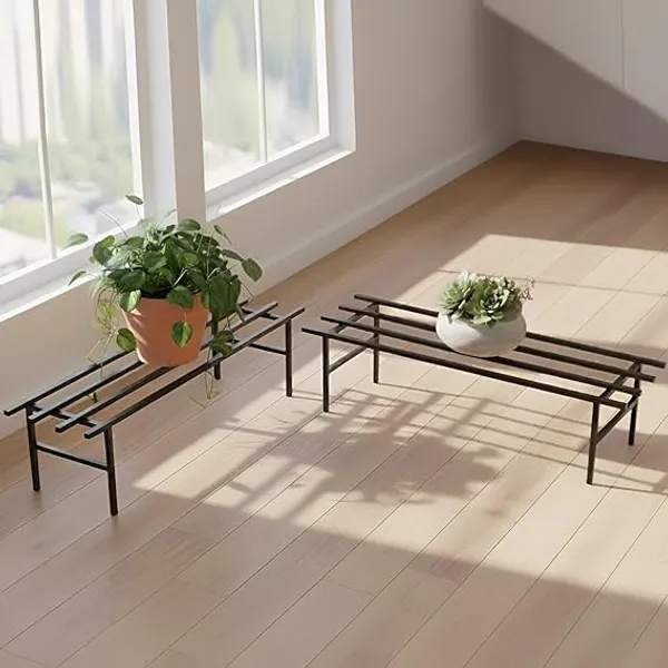 Heavy-Load_Metal_Plant_Stand_(Set_of_2)_|_24_Inch,_Black,_300_Kg_Load_Capacity_|_Classic_Plant_Stands_for_Outdoor_&_Indoor_Living_Room