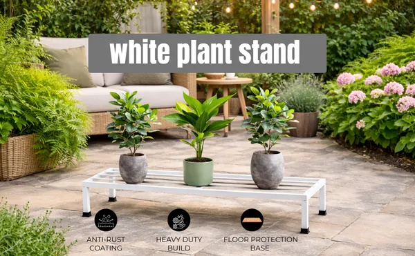 Pack_Of_4__White_Rectangular_Metal_Stand_For_Indoor/Outdoor_Plants_|_24_Inches