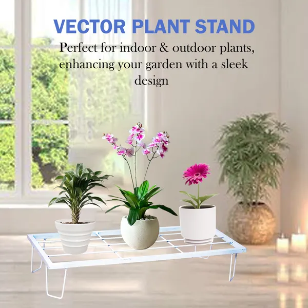 Heavy_Metal_Flower_Pot/Plant_Stand_
for_Home_Garden_Balcony_Living_Room_
Decor_24_Inches_(White-Set_of_2)