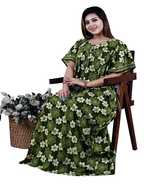 Women_Pure_Cotton_Nighty_Maxi_Plus_Size_Jumbo_7XL_To_10XL