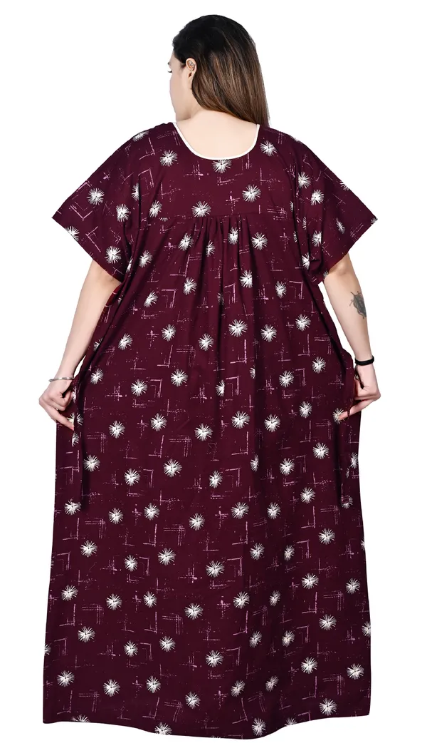 Women_Plus_Size_Nighty_Cotton_Maxi_Gown_Printed_5XL_to_10XL_2_Pc_(Combo)