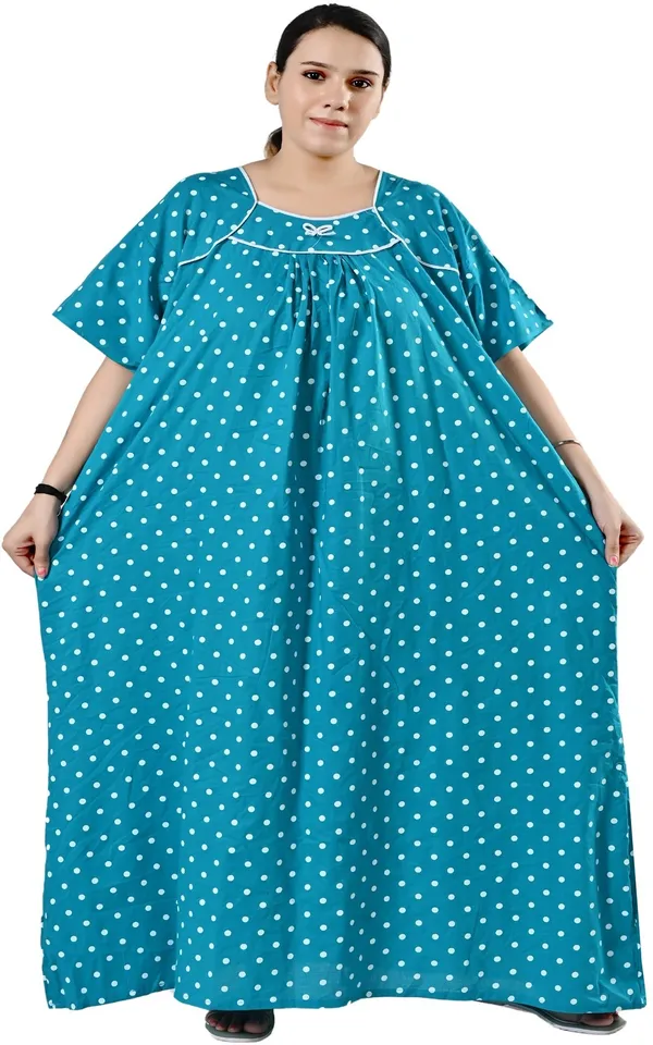 Pluse_Size_-_Blue_Women_Cotton_Nighty_Plus_Size_Summer_Maxi_5XL_To_10XL