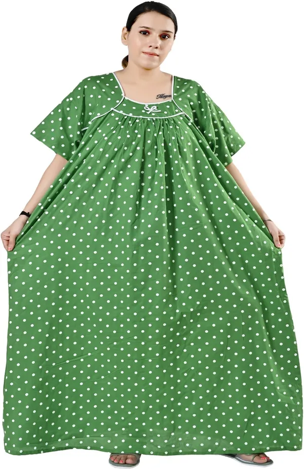 Plus_Size_-_Women_Nighty_Cotton_Maxi_Printed_5XL_To_10XL