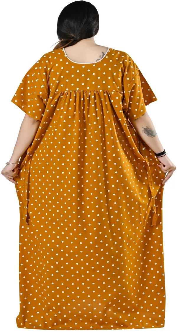 Plus_Size_-_Mustard_Women_Nighty_Pure_Cotton_Maxi_Summer_5XL_To_10XL