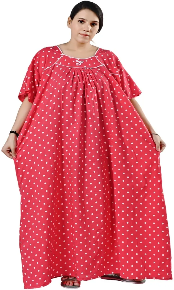 Women_Nighty_Cotton_Plus_Size_Maxi__Gown_Printed_2XL_To_10XL