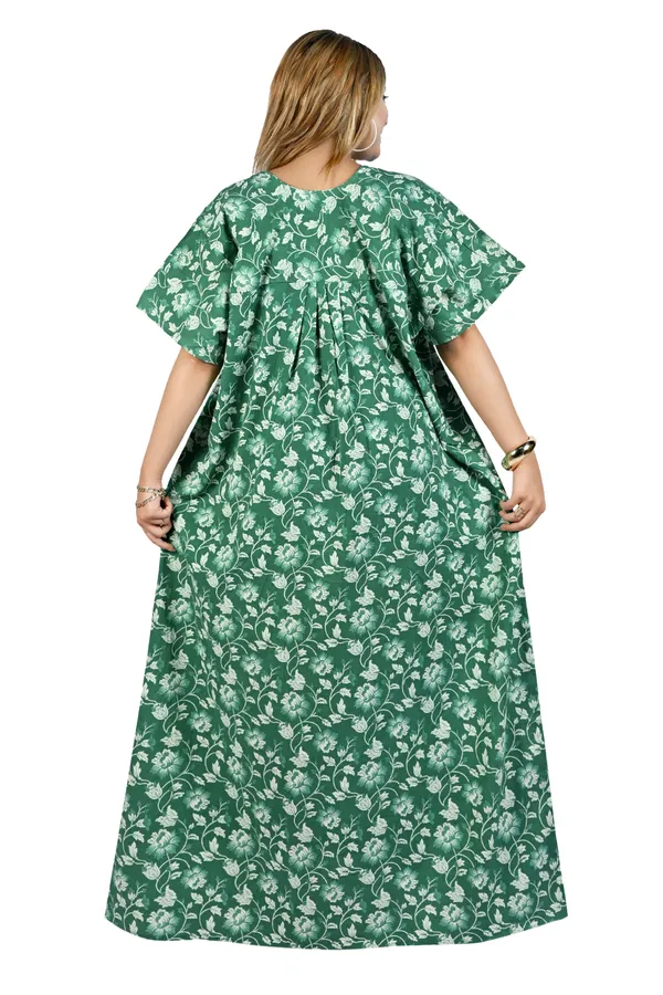 Nighty_Women_Cotton_Maxi_Plus_Size_Front_Zip_Open_3XL_to_6XL
