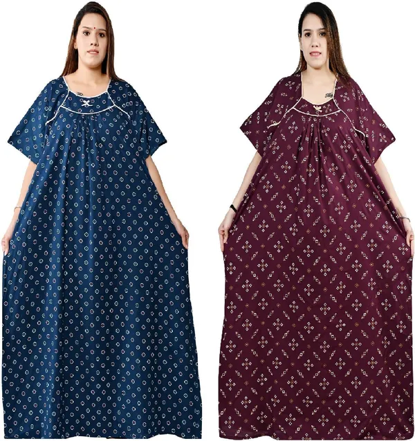 Nighty_Cotton_Plus_Size_Maxi_Women_Combo_2Pc