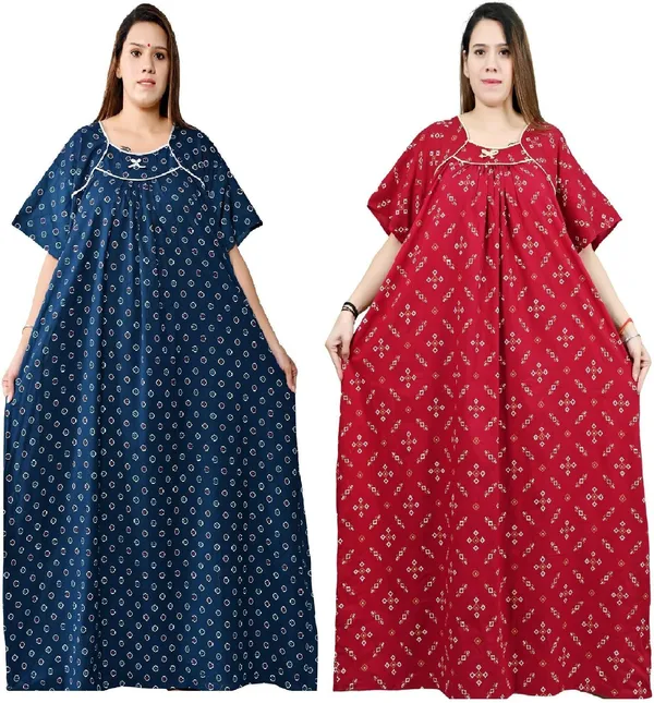 Nighty_Cotton_Plus_Size_Maxi_Women_Combo_2Pc
