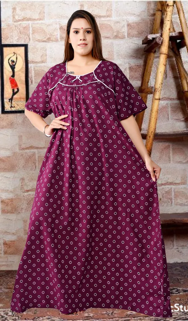 Women_Nighty_Cotton_Plus_Size_Maxi_5XL_To_10Xl