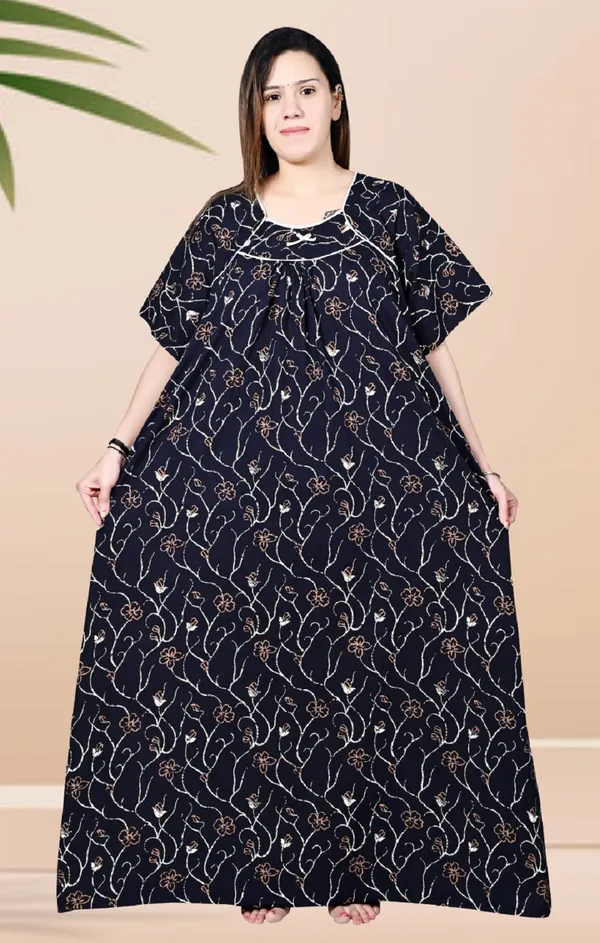 Women_Plus_Size_Nighty_Maxi_Cotton_Gown_Printed_5XL_to_10XL_(_2Pc_)_Combo