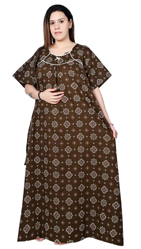 Women_Plus_Size_Nighty_Cotton_Maxi_Gown_Printed_5XL_to_10XL_2_Pc_(Combo)