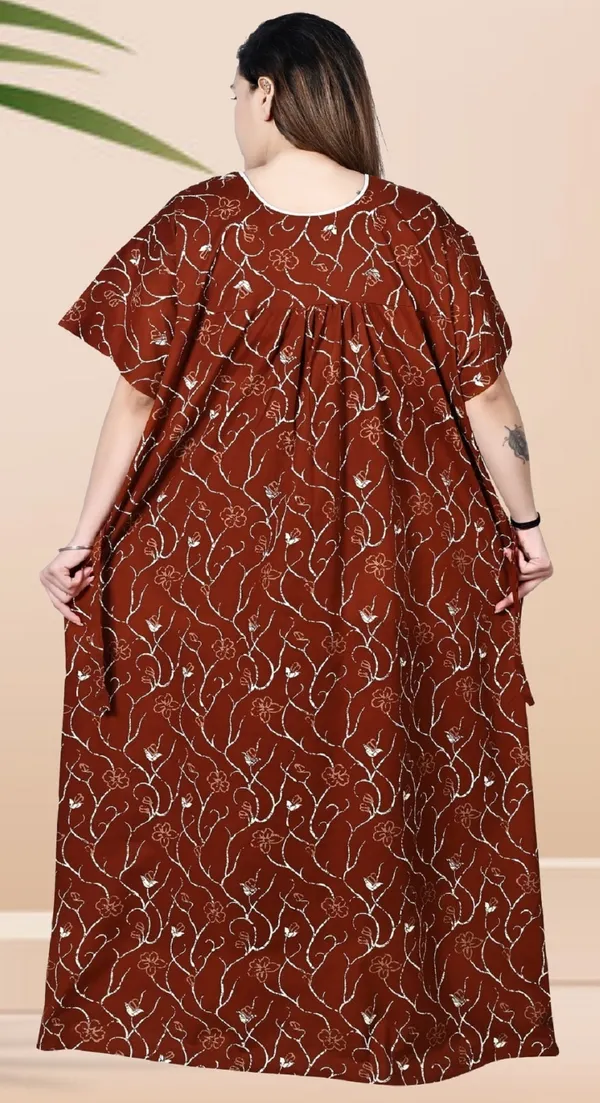 Women_Plus_Size_Nighty_Cotton_Maxi_Gown_Printed_5XL_to_10XL_2_Pc_(Combo)