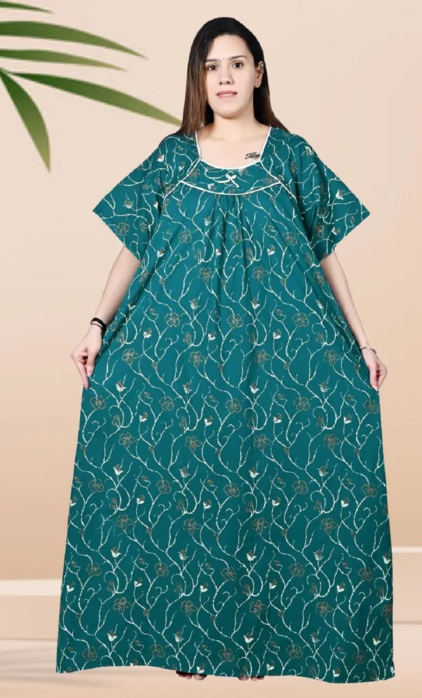 Women_Plus_Size_Nighty_Cotton_Maxi_Gown_Printed_5XL_to_10XL_2_Pc_(Combo)
