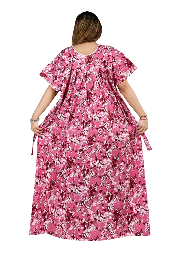 Women_Plus_Size_Pure_Cotton_Printed_Maxi_Nighty_|_5XL�10XL