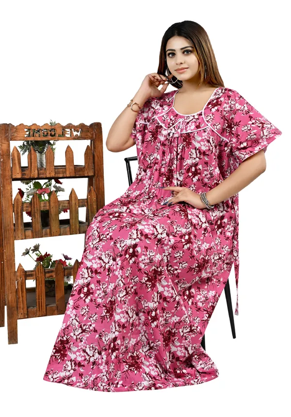 Women_Plus_Size_Pure_Cotton_Printed_Maxi_Nighty_|_5XL�10XL