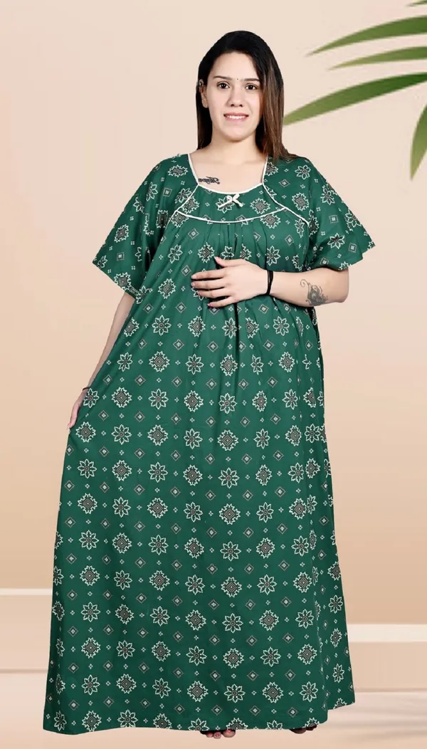 Sea_Green_Women_Nighty_cotton_Plus_size_Printed_maxi_5XL_to_10XL