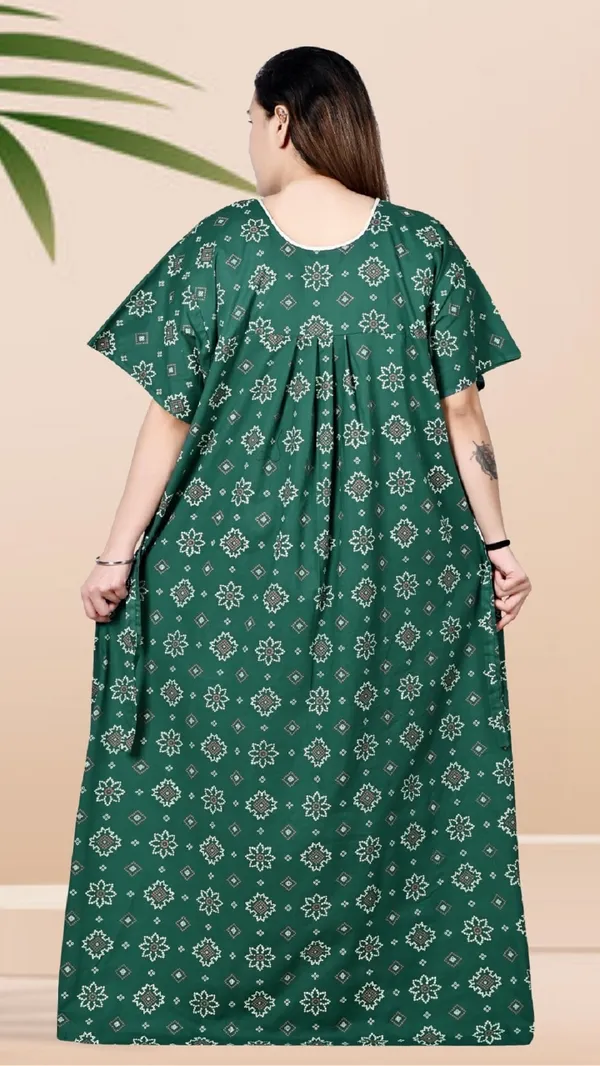 Sea_Green_Women_Nighty_cotton_Plus_size_Printed_maxi_5XL_to_10XL