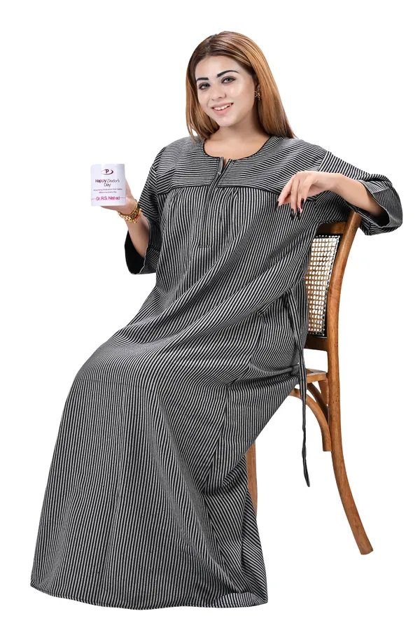 Women_Winter_Nighty_cotswool_Warm_Maxi_Front_Open_Zip_Style_Plus_Size_L_To_4XL