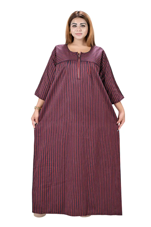 Women_Winter_Nighty_cotswool_Warm_Maxi_Front_Open_Zip_Style_Plus_Size_L_To_4XL