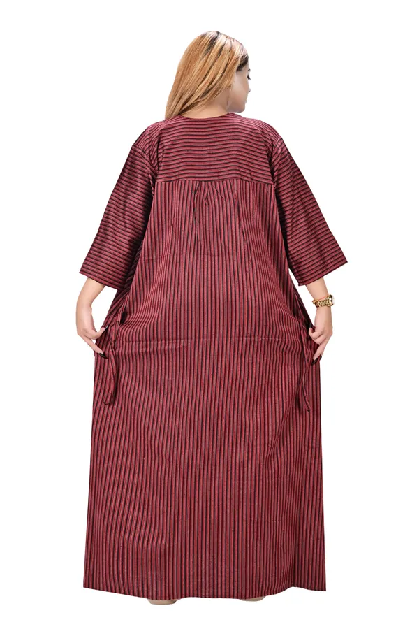 Women_Winter_Nighty_cotswool_Warm_Maxi_Front_Open_Zip_Style_Plus_Size_L_To_4XL