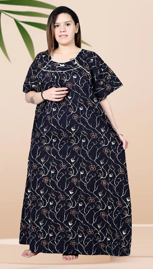 Blue_Women_Nighty_cotton_Plus_size_Printed_maxi_5XL_to_10XL