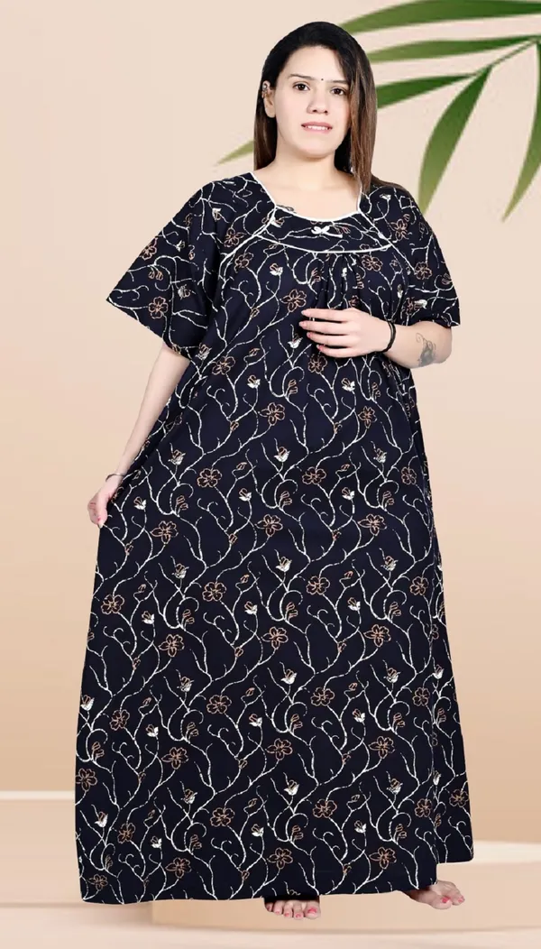 Blue_Women_Nighty_cotton_Plus_size_Printed_maxi_5XL_to_10XL