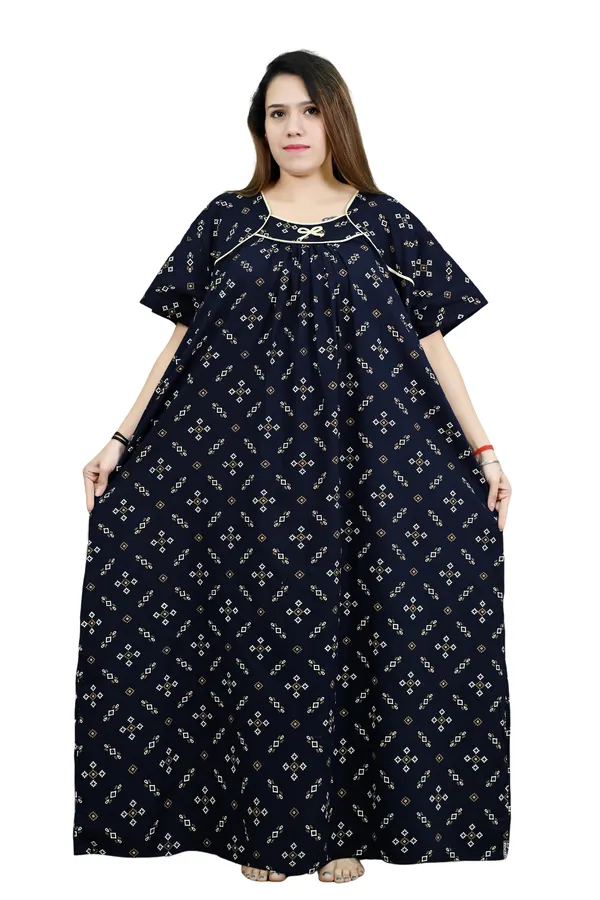 Women_Nighty_cotton_Plus_size_Printed_maxiÂ 5XLÂ toÂ 10XL