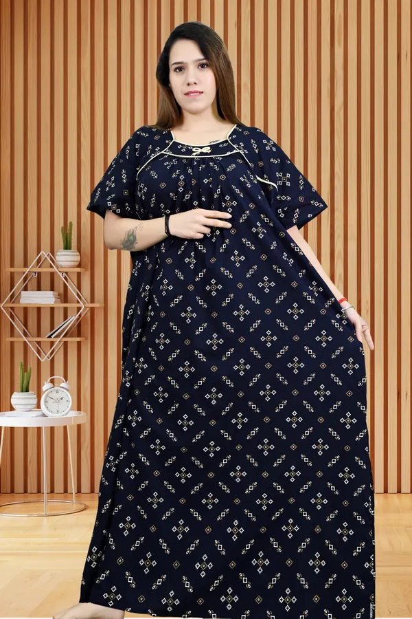Women_Nighty_cotton_Plus_size_Printed_maxiÂ 5XLÂ toÂ 10XL