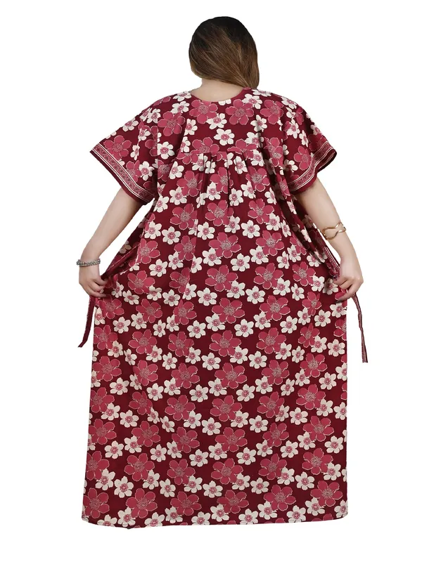 Women_Pure_Cotton_Nighty_Maxi_Plus_Size_Jumbo_7XL_To_10XL