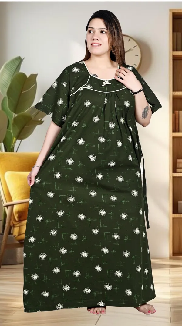 Mehandi_Plus_Size_Women_Nighty_cotton_Maxi_Summer_Printed_5XL_to_10XL