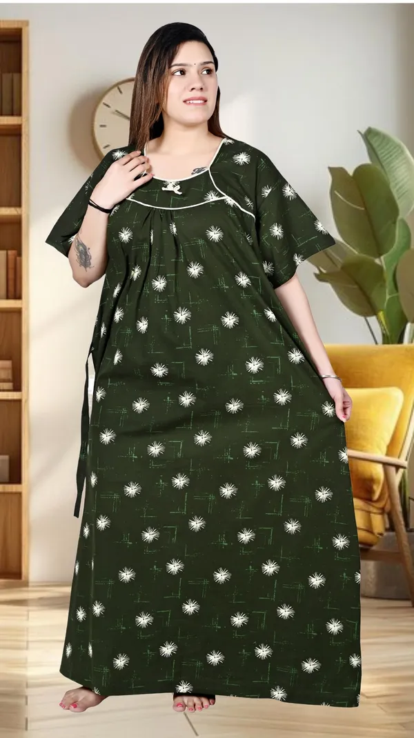 Mehandi_Plus_Size_Women_Nighty_cotton_Maxi_Summer_Printed_5XL_to_10XL