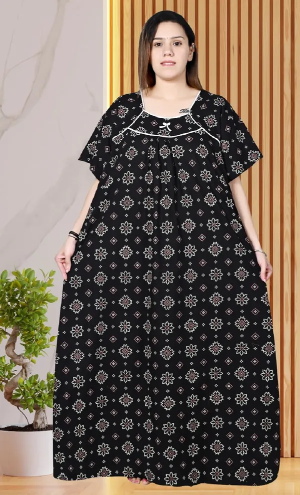Black_Women_Nighty_cotton_Plus_size_Printed_maxi_5XL_to_10XL