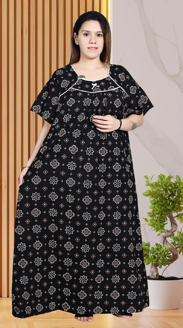 Black_Women_Nighty_cotton_Plus_size_Printed_maxi_5XL_to_10XL