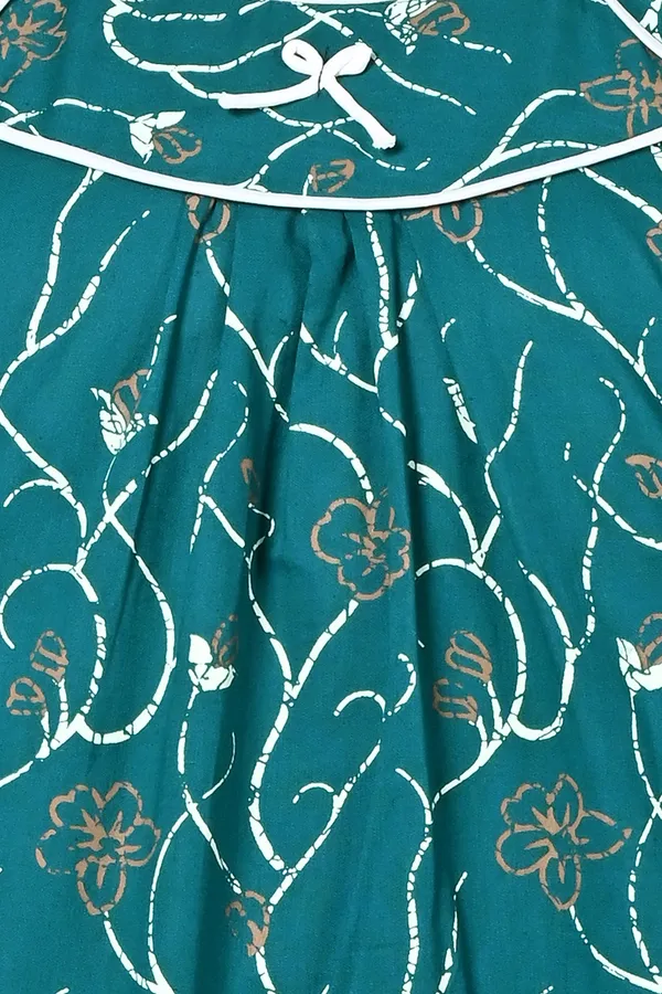 Sea_Green_Women_Nighty_cotton_Plus_size_Printed_maxi_5XL_to_10XL
