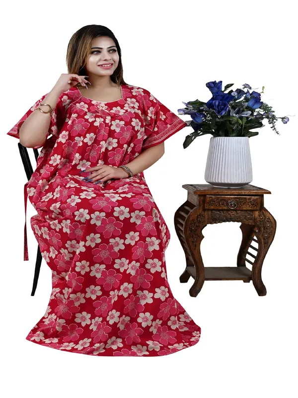 Women_Pure_Cotton_Nighty_Maxi_Plus_Size_Jumbo_7XL_To_10XL