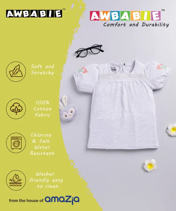 White_Cotton_Dress_For_Girl'S