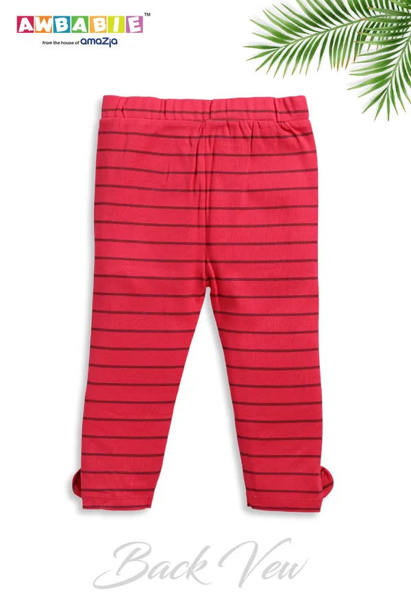 Yellow_Soft_Cotton_Regular_T-Shirt_And_Line_Printed_Pant_For_Girls_(Combo)