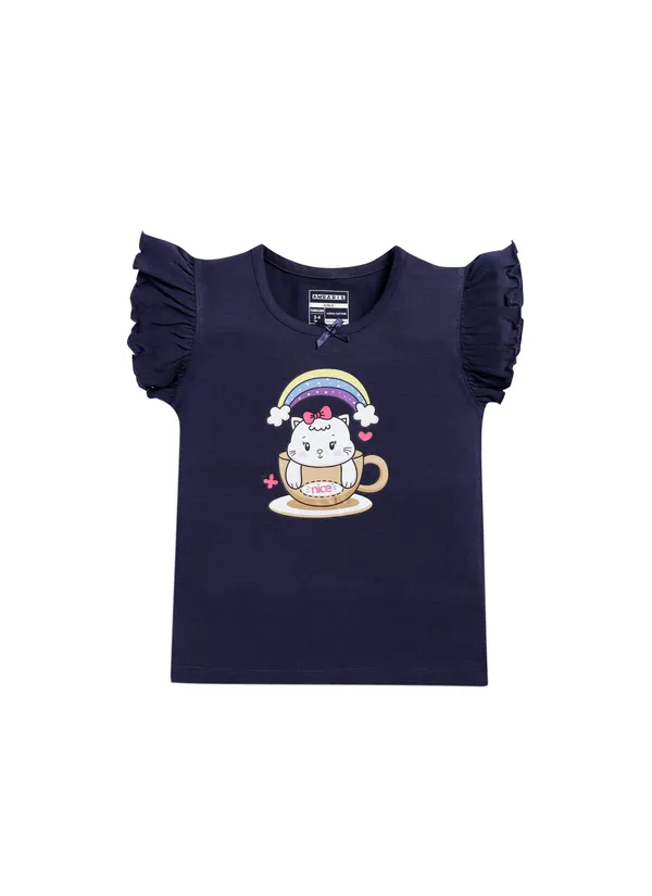 Blue_Soft_Cotton_Regular_Round_Neck_T-Shirt_For_Girls