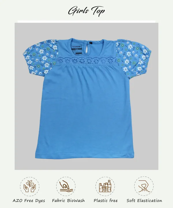 Blue_Cotton_Top_For_Girl'S